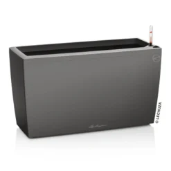 LECHUZA® Kunststoff-Kasten CARARO All-in-One-Set, rechteckig, ca. B75/H43/T30 cm