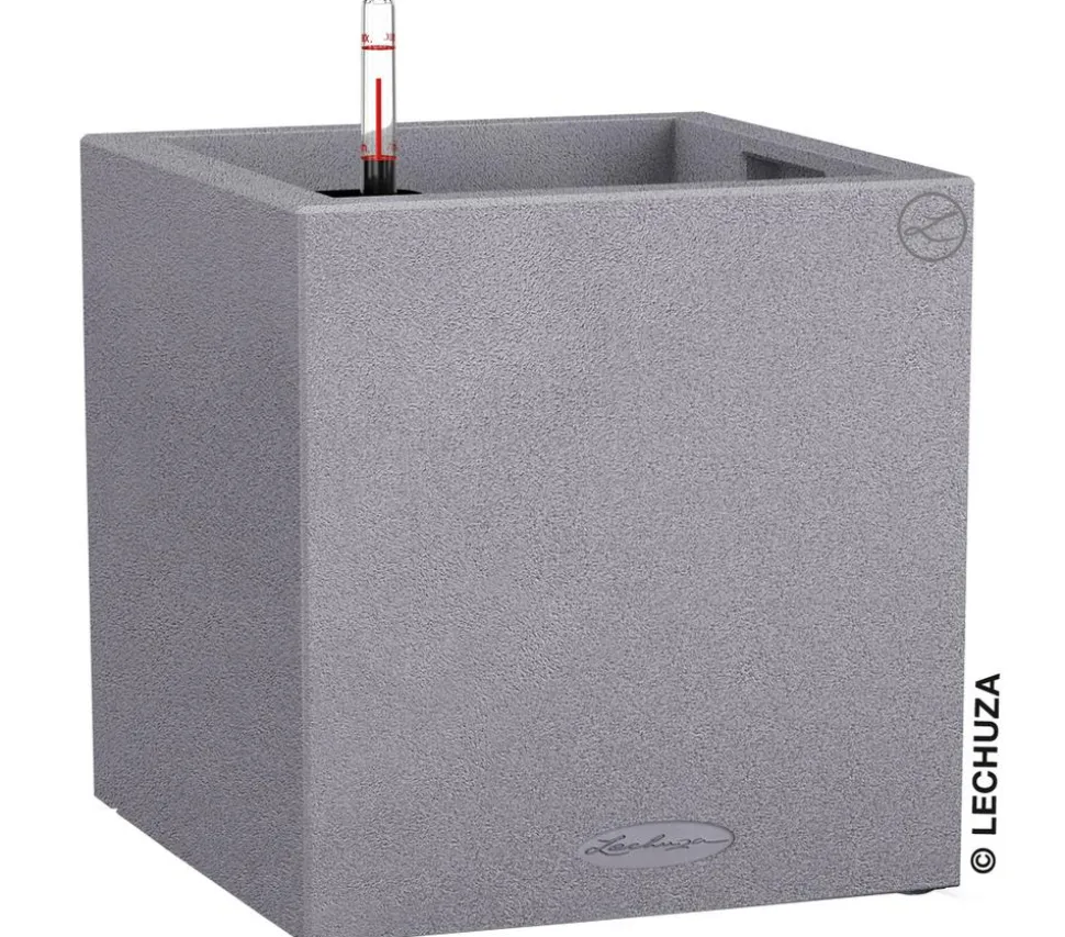 LECHUZA® Kunststoff-Topf Canto Stone, quadratisch