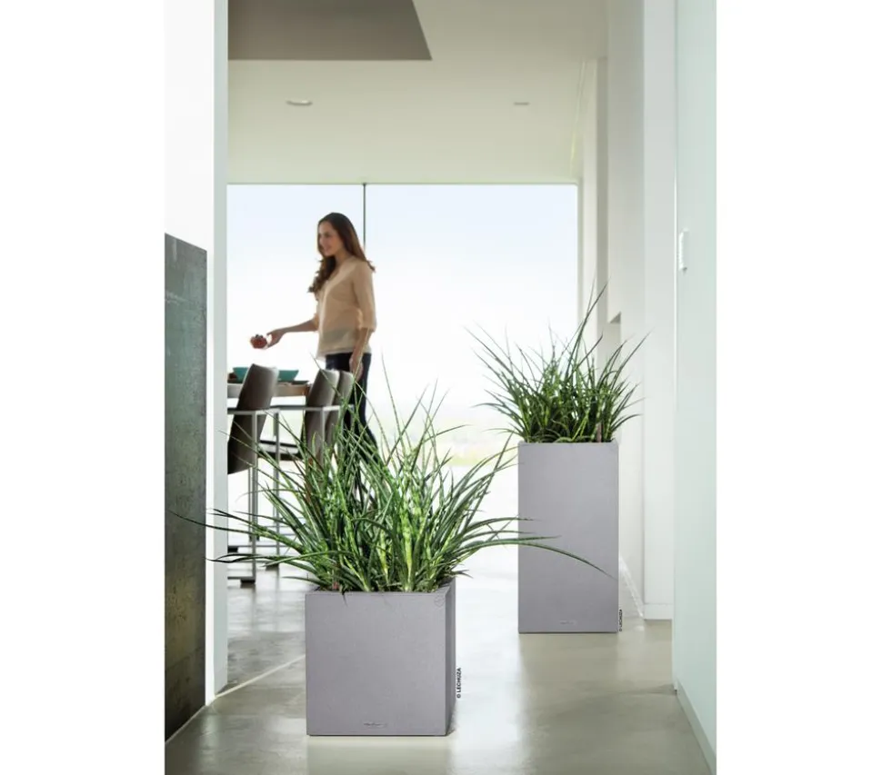 LECHUZA® Kunststoff-Topf Canto Stone, quadratisch