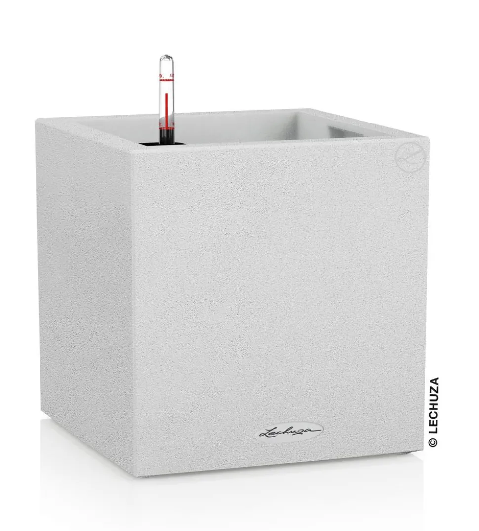 LECHUZA® Kunststoff-Topf Canto Stone, quadratisch
