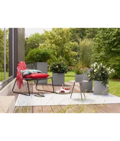 LECHUZA® Kunststoff-Topf Canto Stone, quadratisch