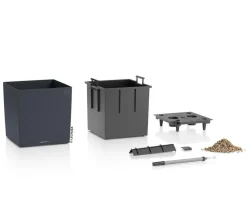 LECHUZA® Kunststoff-Topf Cube, rechteckig
