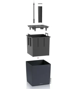 LECHUZA® Kunststoff-Topf Cube, rechteckig