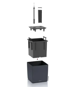 LECHUZA® Kunststoff-Topf Cube, rechteckig