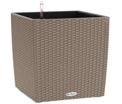 LECHUZA® Kunststoff-Topf Cube Cottage, quadratisch