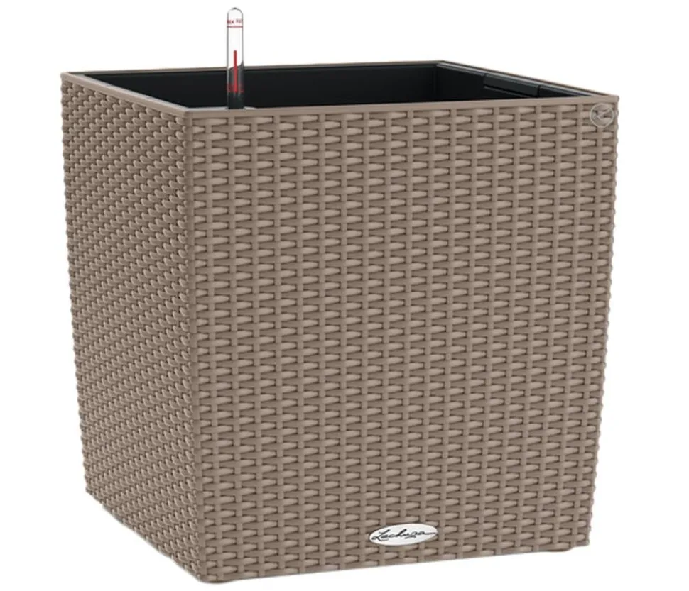 LECHUZA® Kunststoff-Topf Cube Cottage, quadratisch