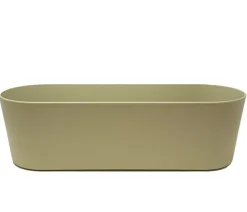 LENI Kunststoff-Jardiniere Flori, oval, ca. B36/H11/T14 cm