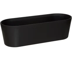 LENI Kunststoff-Jardiniere Flori, oval, ca. B36/H11/T14 cm