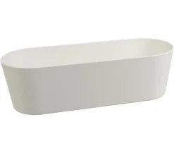 LENI Kunststoff-Jardiniere Flori, oval, ca. B36/H11/T14 cm