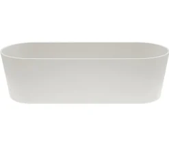 LENI Kunststoff-Jardiniere Flori, oval, ca. B36/H11/T14 cm