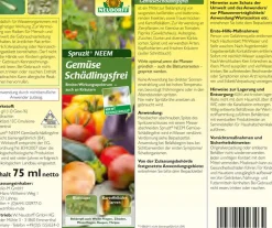 Neudorff Spruzit® Neem Gemüse Schädlingsfrei, 75 ml