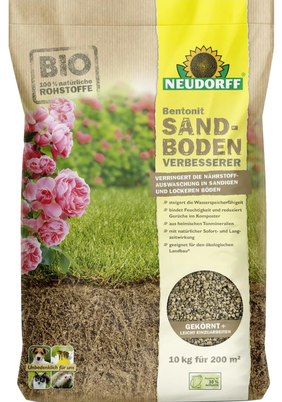 Neudorff Bentonit SandbodenVerbesserer, 10 kg
