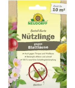 Neudorff Bestell-Karte Nützlinge gegen Blattläuse, 1 Stk.