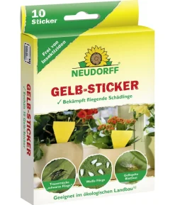Neudorff Gelb-Sticker zur Schädlingsbekämpfung, 10 Stück