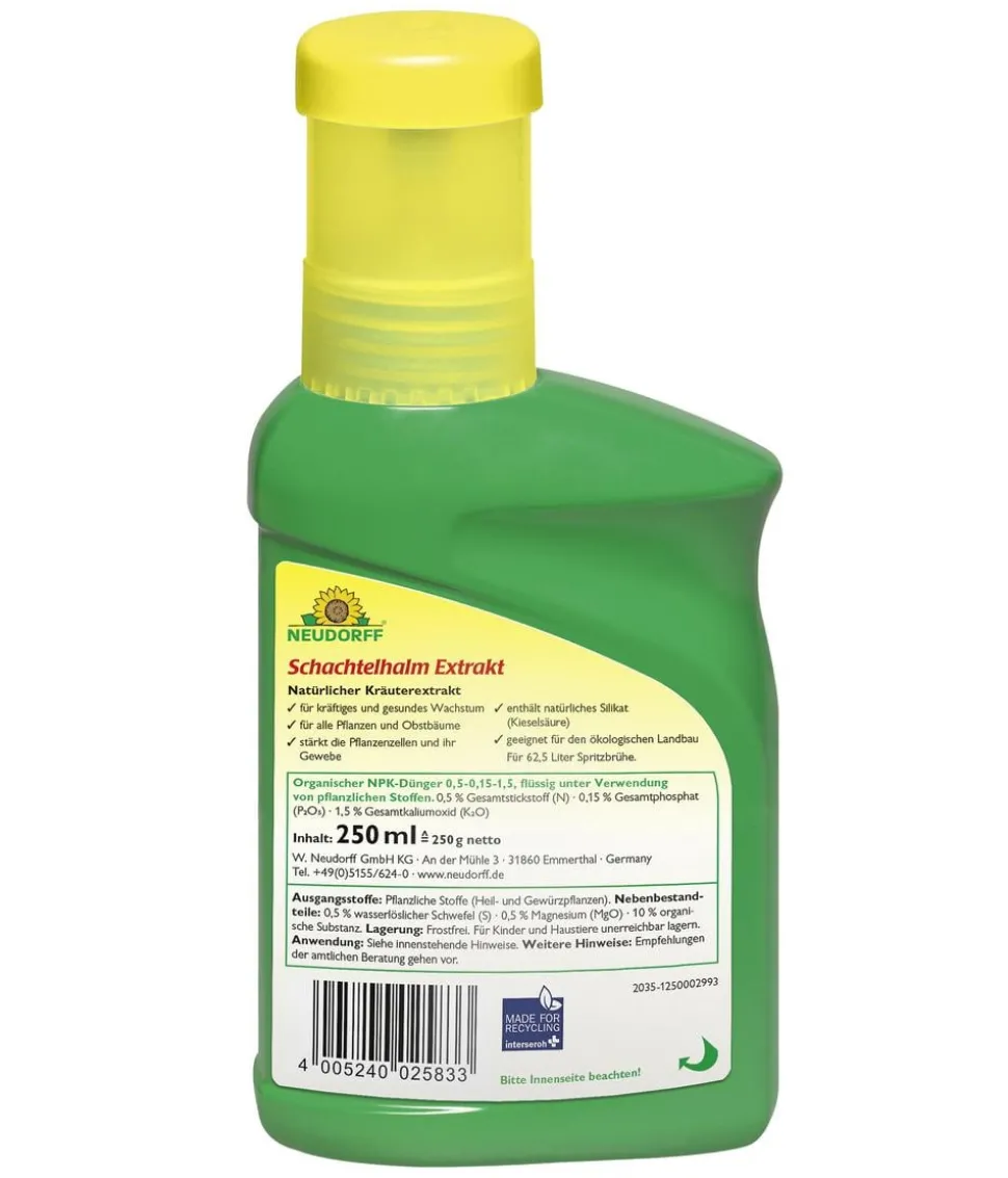 Neudorff Pflanzenstärkung Schachtelhalmextrakt, flüssig, 250 ml