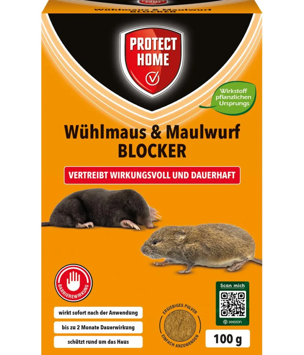 PROTECT HOME Wühlmaus und Maulwurf Blocker, 100 g