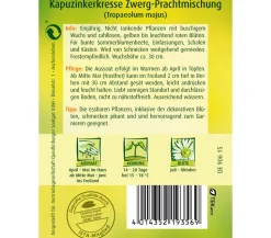 Quedlinburger Samen Kapuzinerkresse 'Zwerg-Prachtmischung'