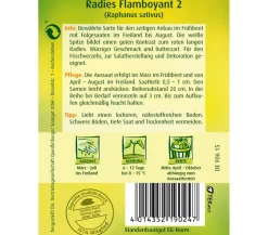 Quedlinburger Samen Radies 'Flamboyant 2'