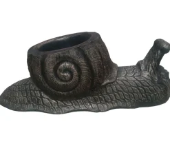 Roto Kunststoff-Pflanztopf Schnecke, bronze, ca. B80/H31/T27,5 cm