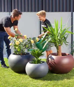 Roto Kunststoff-Pflanztopf Swing, bauchig