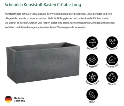 Scheurich Kunststoff-Kasten C-Cube Long, rechteckig