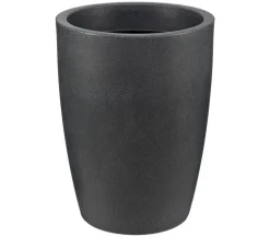 Scheurich Kunststoff-Pflanztopf Verona, rund, schwarz-granit