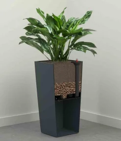 Siena Garden Kunststoff-Säule Eco Nizza, konisch, ca. B40/H75/T40 cm