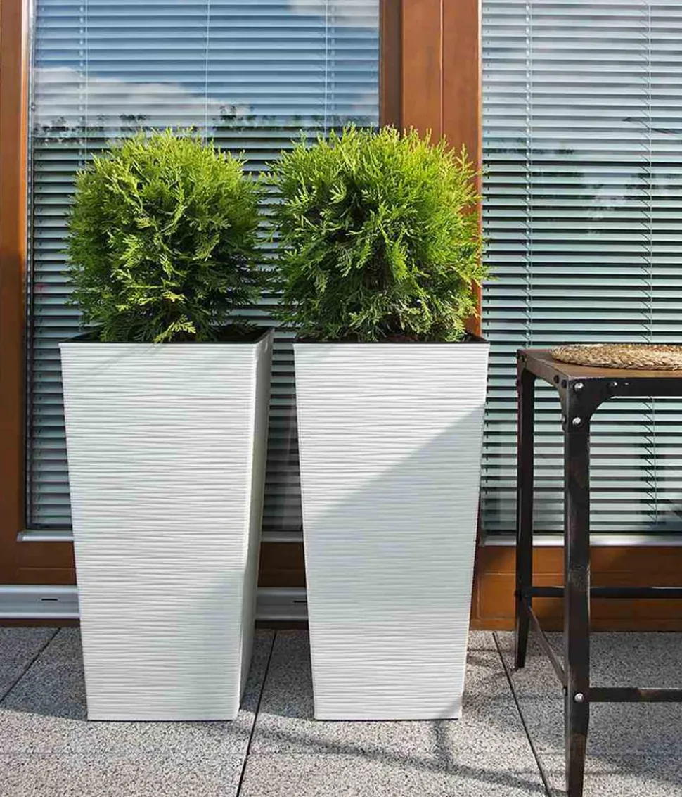 Siena Garden Kunststoff-Säule ECO Nizza, konisch, ca. B30/H57/T30 cm