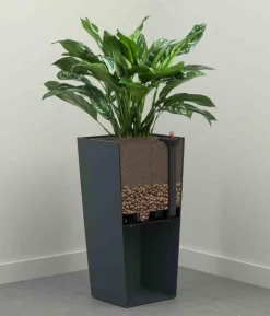 Siena Garden Kunststoff-Säule ECO Nizza, konisch, ca. B35/H68/T35 cm