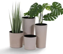 Siena Garden Kunststoff-Topf ECO Locon, konisch, ca. Ø30/H57 cm