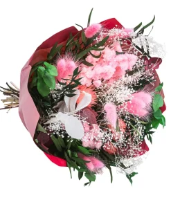 Trockenblumenbouquet Primavera, pink