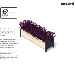 Upyard Holz-Pflanzkasten ModernBox, ca. B118/H32/T36 cm