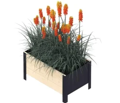 Upyard Holz-Pflanzkasten ModernBox, ca. B58/H32/T36 cm