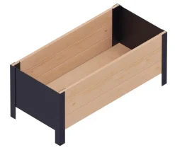 Upyard Holz-Pflanzkasten ModernBox, ca. B78/H32/T36 cm