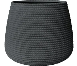 Vasar Kunststoff-Topf Campana Bali, bauchig, anthrazit