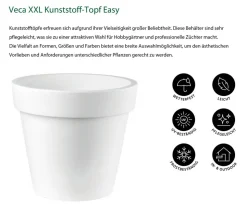 Veca XXL Kunststoff-Topf Easy, rund
