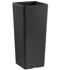 Veca Kunststoff-Vase Clou inkl. Pflanzeinsatz, konisch, anthrazit