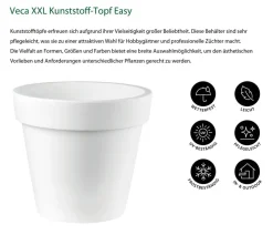 Veca XXL Kunststoff-Topf Easy, rund