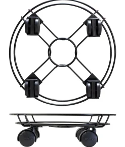 Wagner Pflanzenroller Draht, Ø 30 cm, schwarz