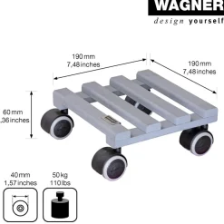Wagner Pflanzenroller Creo, Ø 19 cm