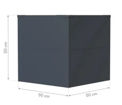 Westmann Metall-Pflanzkasten Talus, anthrazit