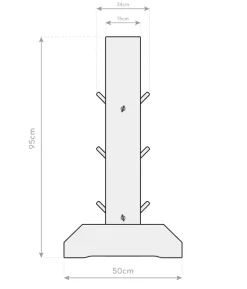 Westmann Kräuterregal Viktoria, ca. B80/H95/T50 cm
