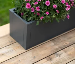 Westmann Metall-Pflanzkasten Talus, anthrazit