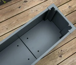 Westmann Metall-Pflanzkasten Talus, anthrazit